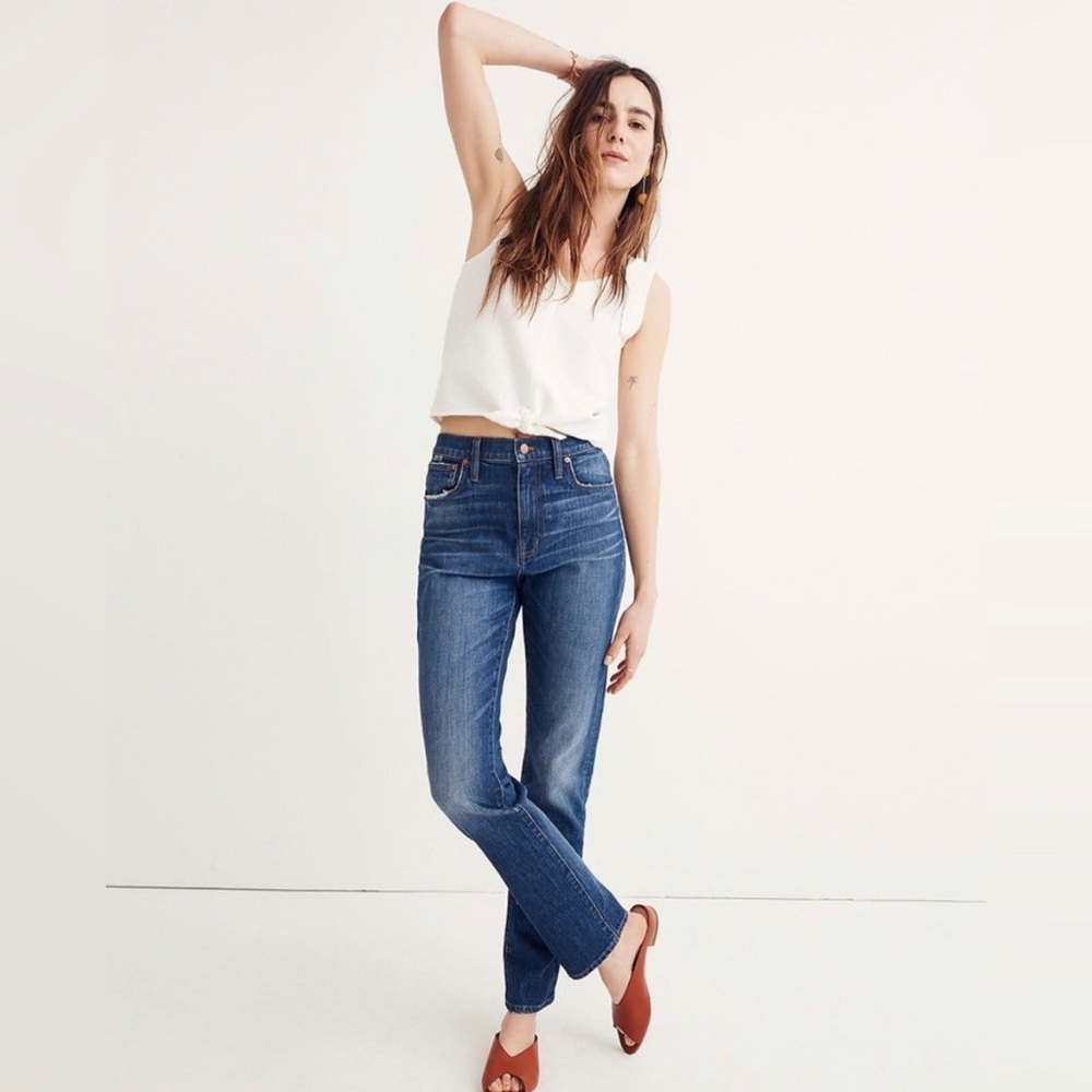 Madewell Size 25 Denim The High-Rise Slim Boyjean